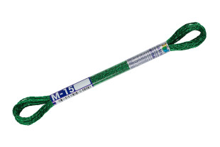 Нитки для вышивания " Gamma" мулине NM металлик 100% полиэстер 8 м М- 15 зеленый