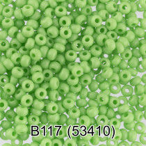 Бисер Чехия &quot; GAMMA&quot; круглый 2 10/ 0 2. 3 мм 5 г 1- й сорт B117 св. салатовый ( 53410 ) 