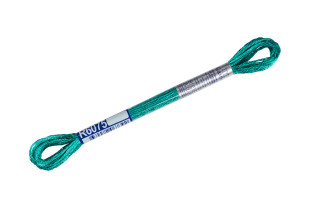 Нитки для вышивания " Gamma" мулине 100% вискоза 8 м R6075 т- бирюзовый