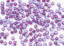 Бисер Япония круглый 11/0 10г 0252 морская вода/фиолетовый, окрашенный изнутри